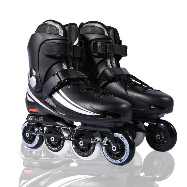 EACH Wholesale Slalom Freestyle Skates Inline Roller Shoes Men Professional Skating Aluminum Frame Roller Skate Shoes for Adult