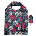 New custom printed promotional mobilephone style eco polyester foldable recycle reusable grocery tote shopping bag pouch stock