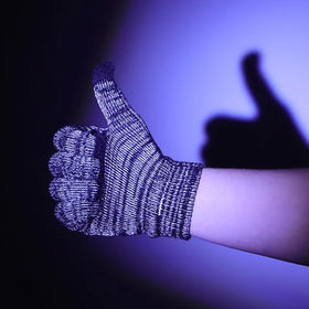 Luminous Winter Gloves Reflective Touch Screen Gloves For Running Cycling Hiking Walking