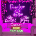 Dropshipping Wedding Neon Sign Will You Marry Me LED Neon Lights Custom Party Engagement Marriage Proposal Led Lights Wall Decor