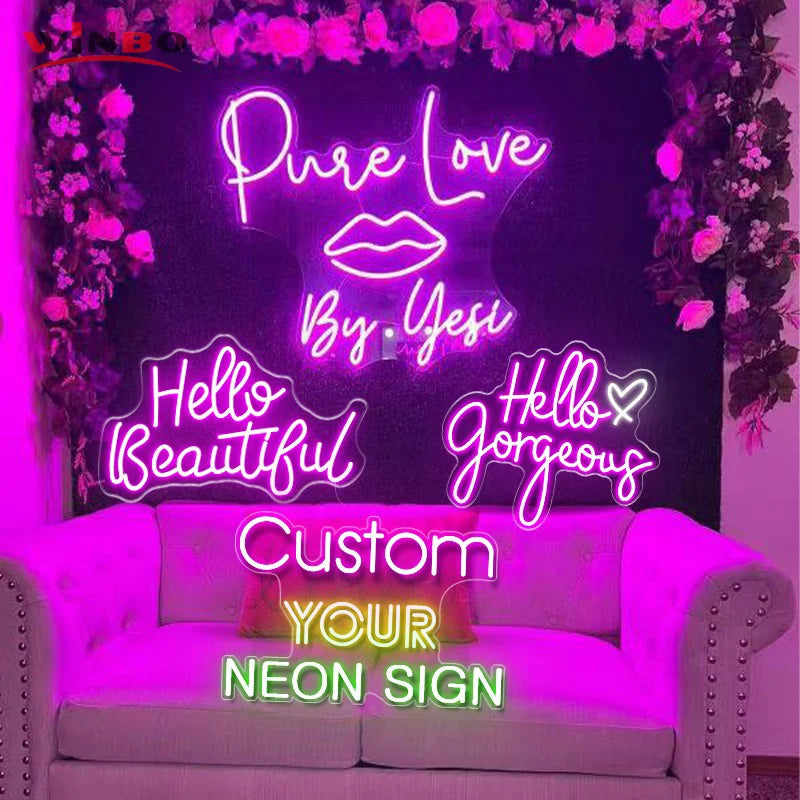 Dropshipping Wedding Neon Sign Will You Marry Me LED Neon Lights Custom Party Engagement Marriage Proposal Led Lights Wall Decor