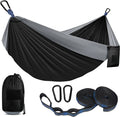 Mingchan Lightweight 2 Person Portable Outdoor Heavy Duty Hammock with Straps Included for Easy Hanging From Trees