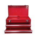 2-Drawer Cold-Roll Steel Tool Box with Garage Workshop & Basement Storage Red 1-Year Warranty