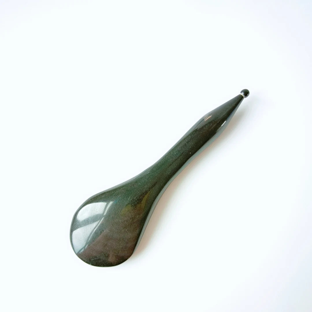Diy Crystals Wholesale Jade Roller and Gua Sha Buffalo Horn Traditional Chinese Medicine Ox Tool