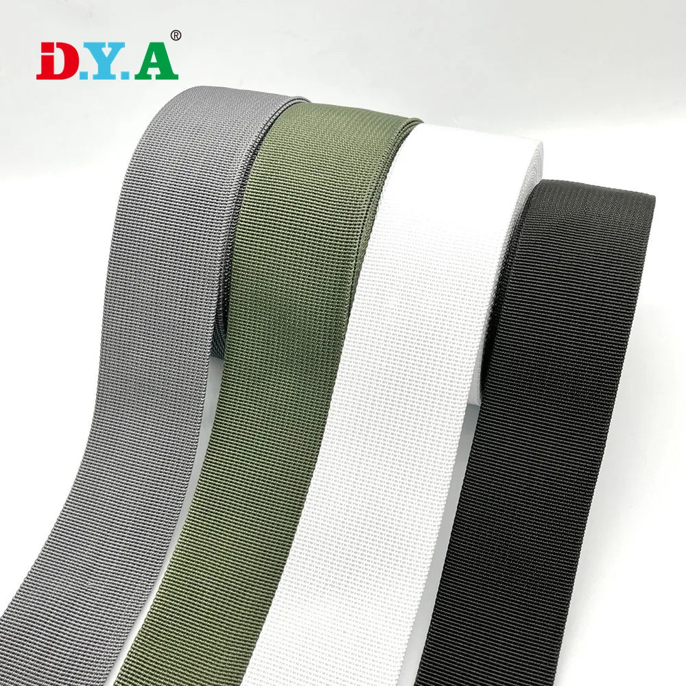 Manufacturer Direct Supply 50MM Colorful Flat Polypropylene Pp Webbing Belt Polypropylene Webbing for Luggage