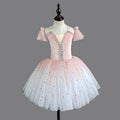 Children's Tutu Elementary School Performance Gradient Color Pompadour Skirt Long