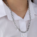 Wholesale Customized Stainless Steel  Vintage Pendant Necklace Chain  Silver Plated Fashion Jewelry