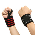 2023 Custom Logo Professional Thumb Loop Pull up Weight Lifting Power Gym Supports Assist Straps Wrist  Brace Wrap