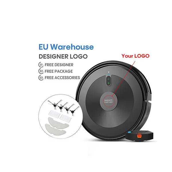 Bagotte Smart 3-in-1 Robot Vacuum Cleaner Floor & Sweeping Mopping Robot with Water Filter for Household Hotel Garage Use