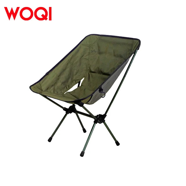WOQI Portable Folding Sketch Chair Durable Anti-Puncture Thickened Tube Sleeve Breathability Iron Frame Garden Chair Outdoor Gym