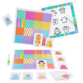 2026 Trending Montessori Preshcool Girl Dressing Battle Game Educational Drawing Board Cloth Color Matching Learning Toys Kids