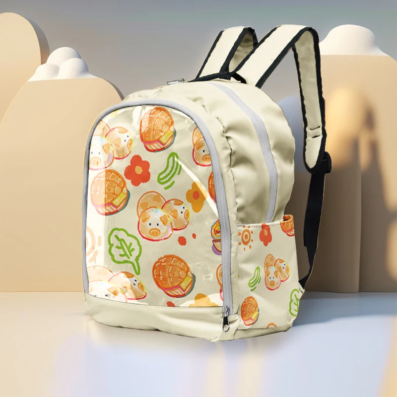 Durable Fabric Backpack Custom Anime Art Patterned Textile Rucksack Scratch Resistant School Bag Non-toxic Bag Factory