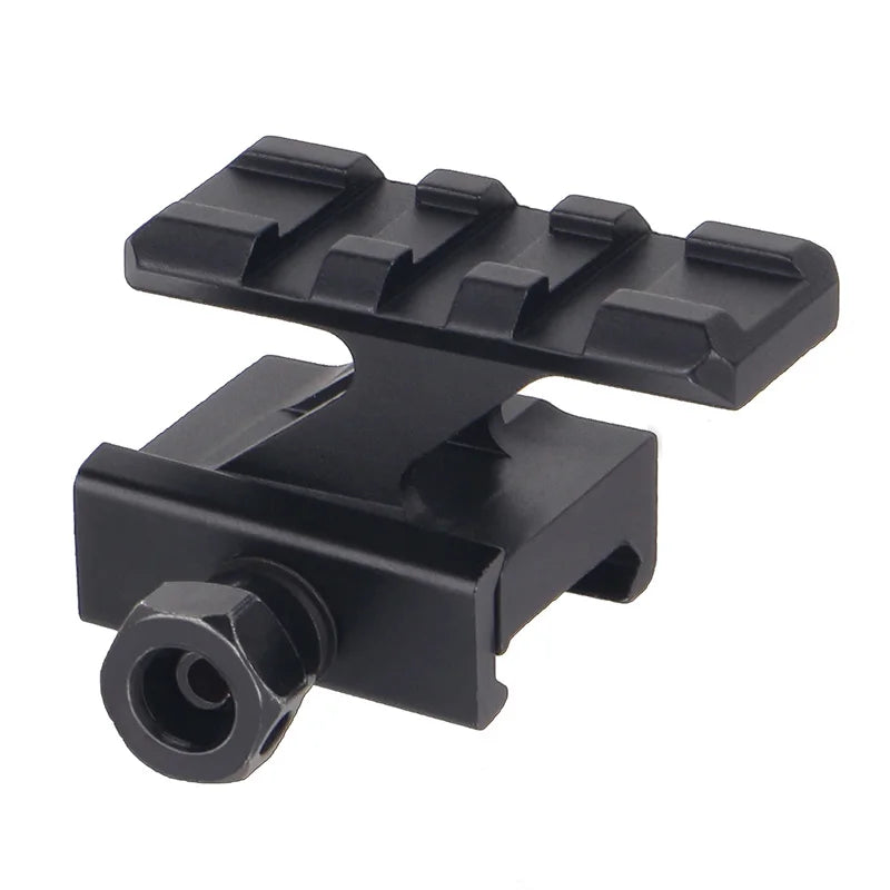 FOCUHUNTER Matte Black Hard Anodized Tactical Universal Hunting Riser Mount 3 Slots Z Type Professional Aircraft Grade Aluminum