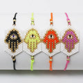 Handmade Bohemian Macrame Bead Bracelet with Unique Metacarpus Pattern Best Simple Jewelry for Lovers Beads Bracelets Women
