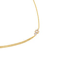 Simple Old Design Exquisite Minimalist Jewelry 925 Silver Round Rectangular Zircon Necklace