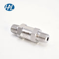 High Pressure Non-Return Flow Check Valve Stainless Steel 316 Straight Pattern Male Inline Gas Manual Power 2CN-SS Brand Model