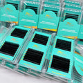 Wholesale Pbt 6-25Mm Individual Volume Eyelash Extension Supplies Private Label Matte Black Volume Cashmere Lash Extensions Tray