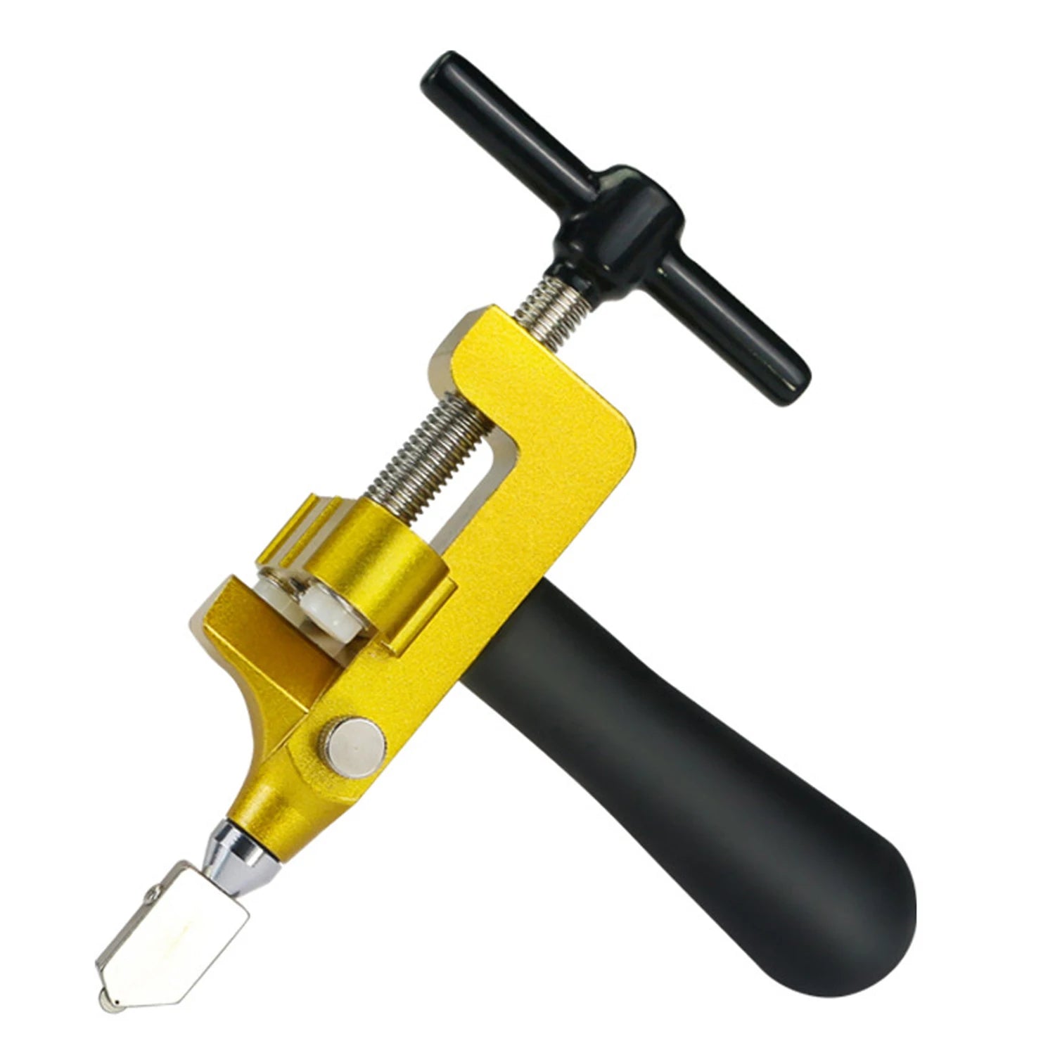 YUHANG 2 in 1 Tile Cutter Hand Tool with 3-15 mm Tungsten Steel Blades Breaking Pliers Hand Glass Cutter Kit