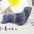 Huiying Natural Crystal 2.5inch Fluorite Hand Animal Carvings Cute sea lion precious stone crafts