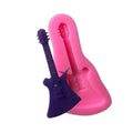 Hengya Silicone Chocolate Mould Musical Instruments Shape. Silicone Sugar Lace Mould 3D Fondant Mermaid Tail Guitar Mold