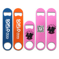 Fast Delivery Flat Shape Both Side with Different logo Plating Painting Printing Bottle Opener  Hot Summer Beer Bottle Opener