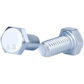 DIN 933 Hex Head Bolts Grade 8.8 High Tensile Steel M6-M20 Metric Sizes Zinc Plated for Machinery Construction & General Use