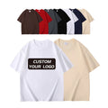 ODM 300 Gsm Heavy Weight T Shirt Custom Design Blank 100% Cotton Round Neck Men's  Comfortable Fashion Stree Blank T Shirt