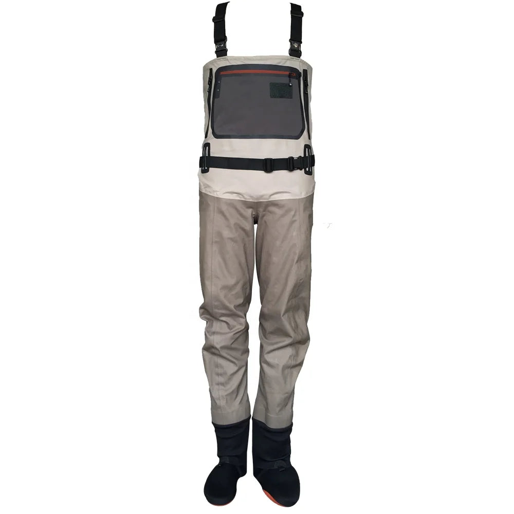 HITU Factory Direct Sale Waterproof Waist High Waders Boot Foot Waders Wader Fishing