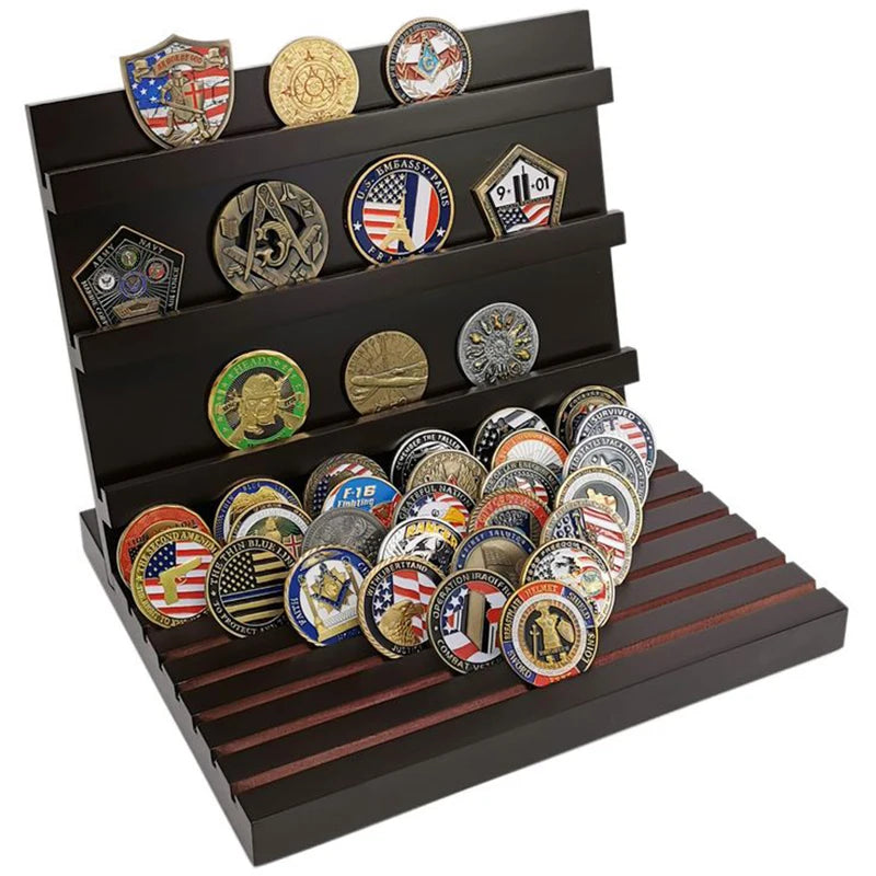 Factory Design Commemorative Double Coin Bronze Zinc Alloy 3D Metal Custom Collectibles Souvenir Enamel Blank Challenge Coin