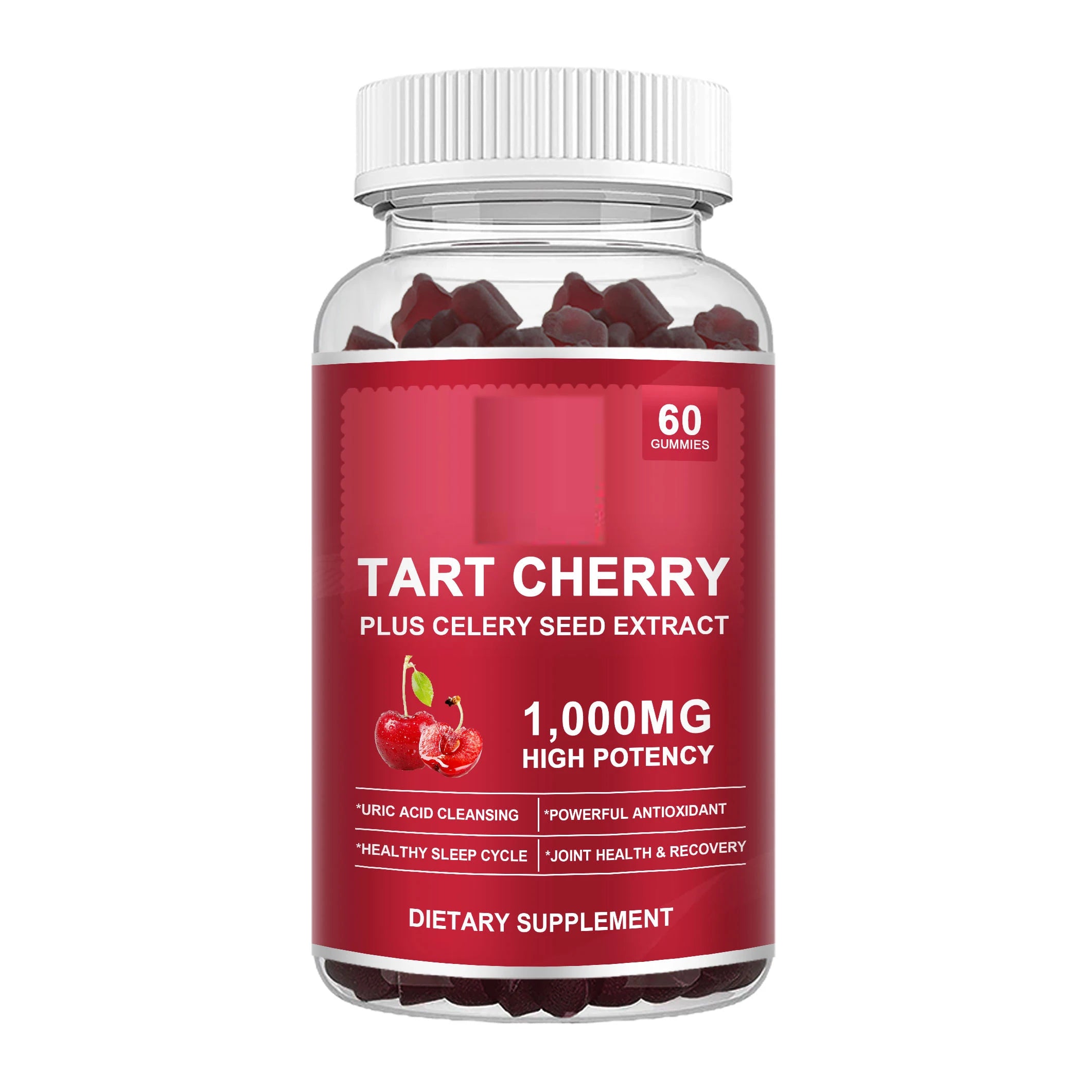 OEM Gummy Candy Best Joint Supplement Tart Cherry Gummies for Sleeping and Antioxidants Supplement Tart Cherry Gummies