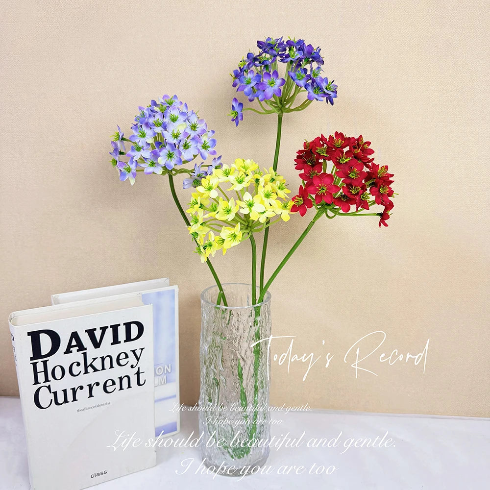 Premium Artificial Tapered Hydrangea and Hyacinth Flower Wedding Decoration for Arch Ceiling and Wall