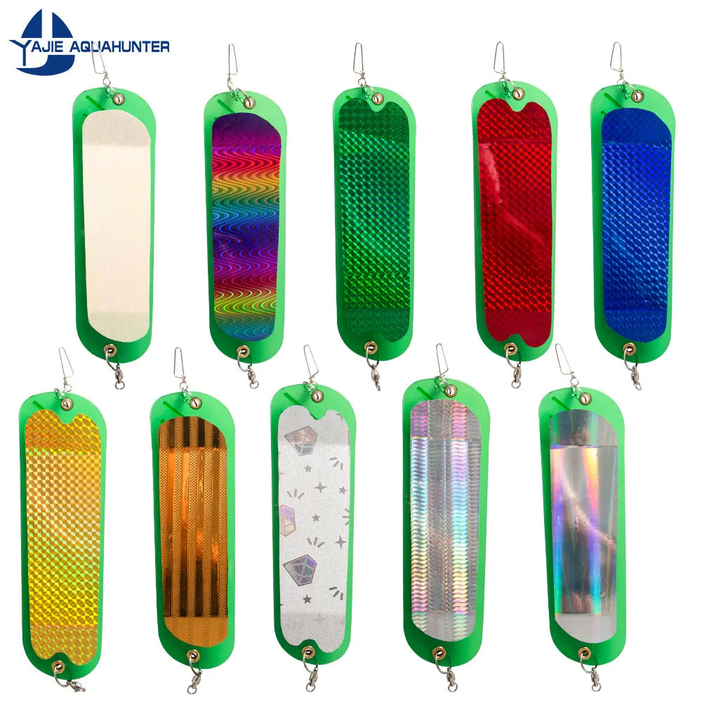 5.5''/8''/11''Double Fin Single Sided Uv Flasher Fishing Diving Board