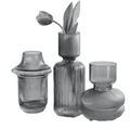 Nordic Home Decor Modern Glass Flower Vases