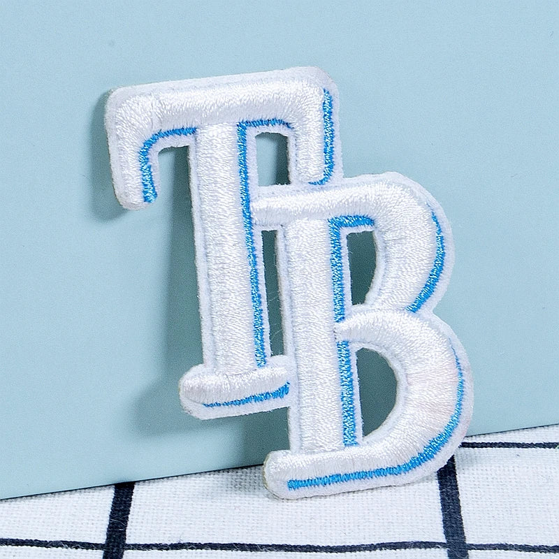 Custom Design Logo 3D Embroidered Chenille Letter Patches Iron-On Sew-On for Clothing Hoodies T-Shirts