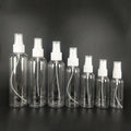 LELOTE Transparent Mist Sprayer Plastic Spray Bottle 30ml 50ml 60ml 100ml Recycling PET Bottles Screen Printing Pump Sprayer