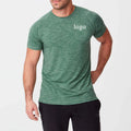 OEM Custom Logo Summer Lightweight Plus Size Polyester Spandex Breathable Sweat-Wicking Four-Way Stretch Sports Men's Gym