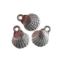 100pcs 13*10mm Antique Color Alloy Shell Charm Pendants  Seashell Charms for Necklace Jewelry Making Findings