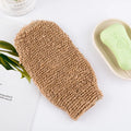 Modern Natural Exfoliating Hemp Jute Long Bath Mitt Shower Gloves Loofah Washcloth Sponge Machine Washable Eco-friendly Soft