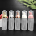 30ml 60ml Empty Frosted Foam Pump Facial Cleanser & Shampoo False Eyelashes PET Plastic Bottle