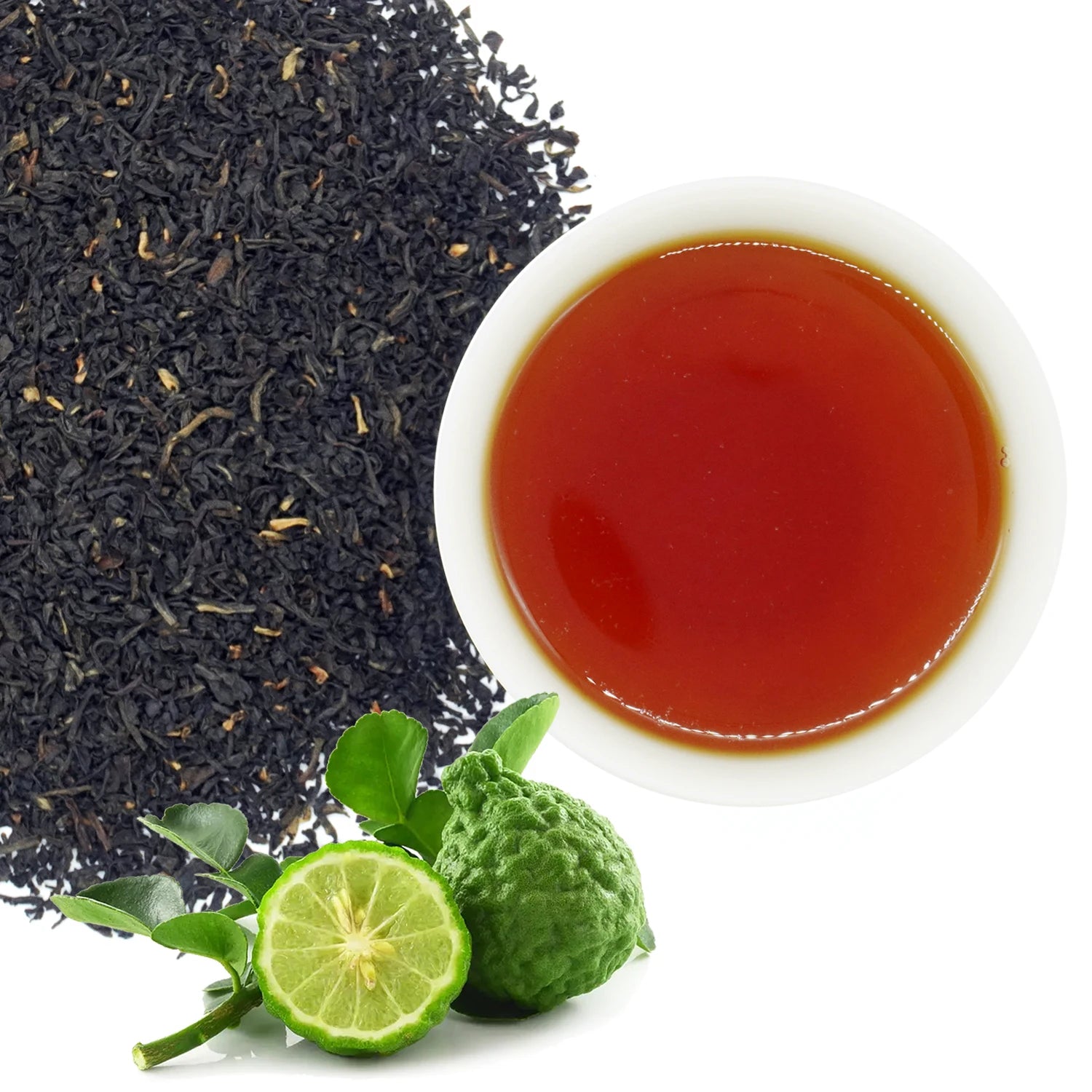 Organic Earl Grey Black Tea Premium Lapsang Souchong Black Tea Loose - Leaves Blended Bergamot Flavor for Afternoon Tea