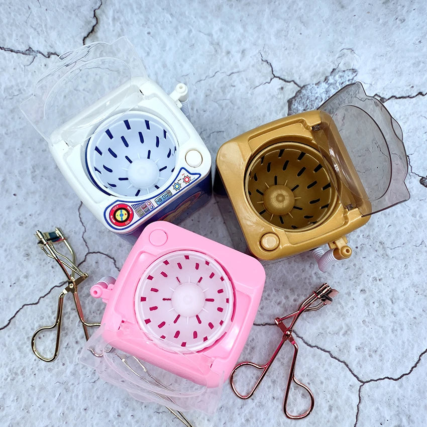 Wholesale Makeup Brush Sponge Cleaning Tools Mini Lashes Washer 3d Mink Eyelashes Washing Machine MegaBDM