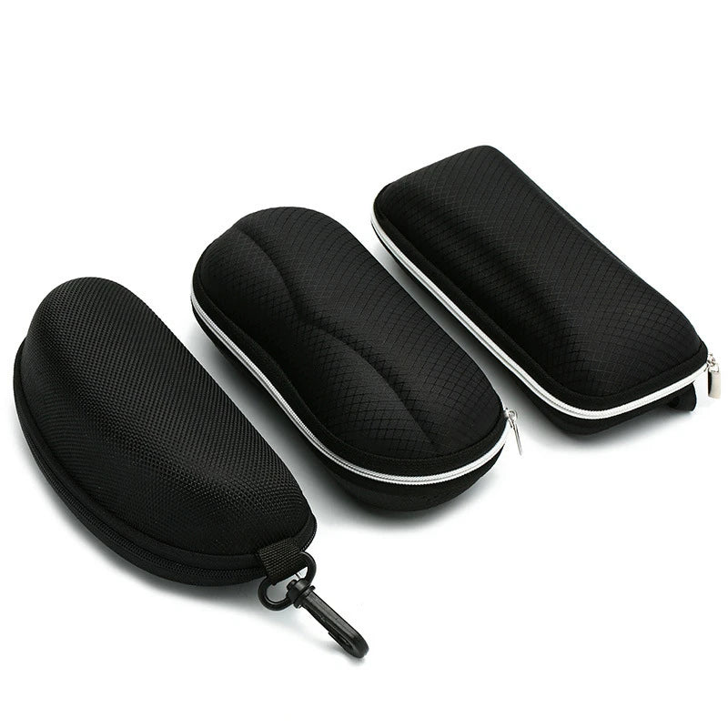 LBAshades Portable Sunglasses Protector Glasses Case Black EVA Zipper Box Hard Eyewear Accessories Case Pouch Box case
