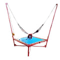 Kaluen Hand-winch Folding Spring Bungee (Steel PP Material 202cm Diameter) One Person CE Certified Outdoor Use Bungee Trampoline