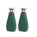 BORUI Unique Black Empty 500ml Two Tube Shampoo Conditioner Lotion Pump Sprayer Plastic Bottle