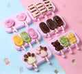 2021 New  Hot Selling Creative Edible Grade Silicone Ice Cream Mold Household Kitchen Utensils