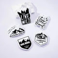 Custom Die Cut Vinyl Waterproof Welcome Stickers Reusable Adhesive Glossy/Matte Finish Decorative Outdoor for Packaging Labels