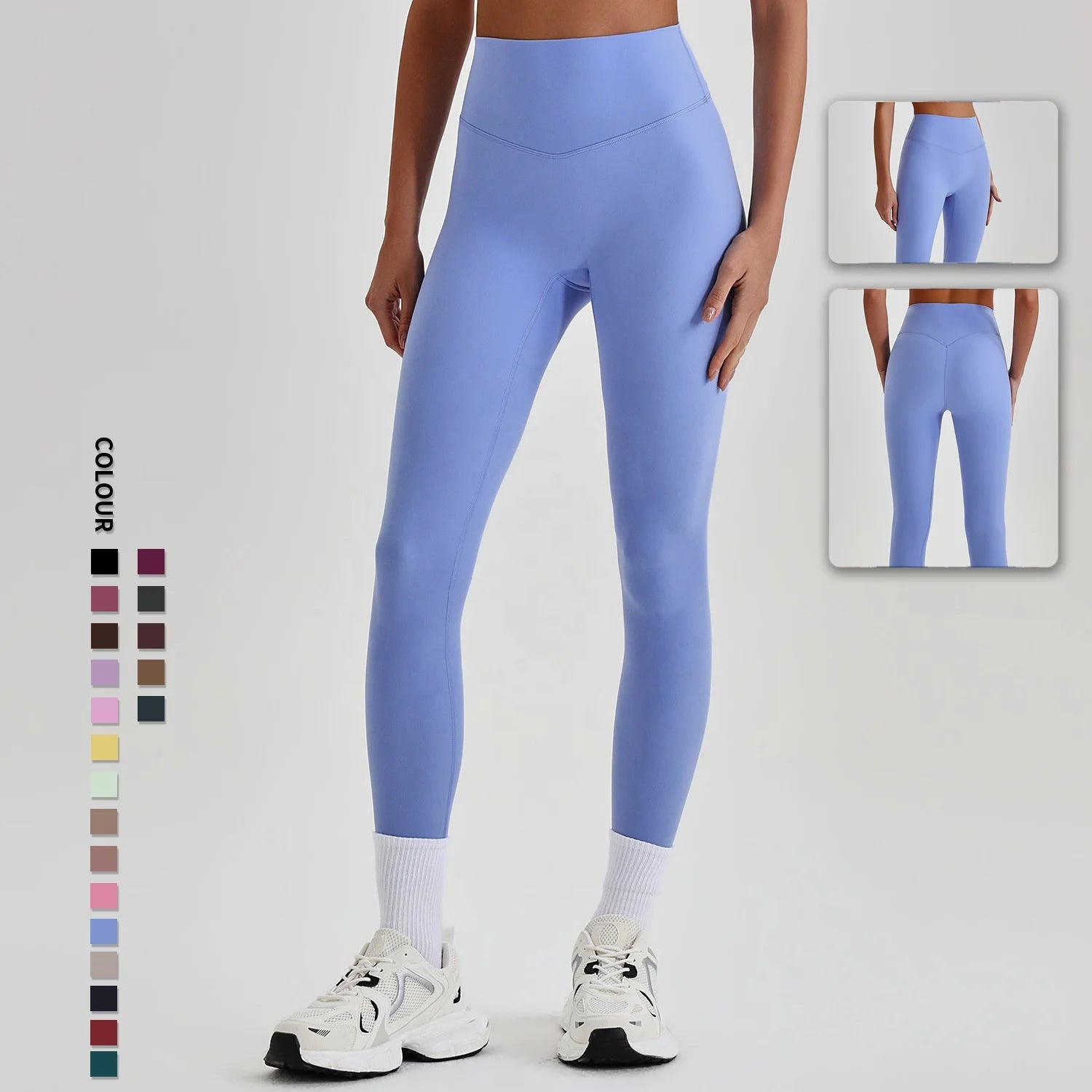 SHINBENE Super Cloud 5.0 25" High Rise 4 Way Stretch V Shape Back Gym Yoga Pants Fitness Tights Sport Leggings for Women