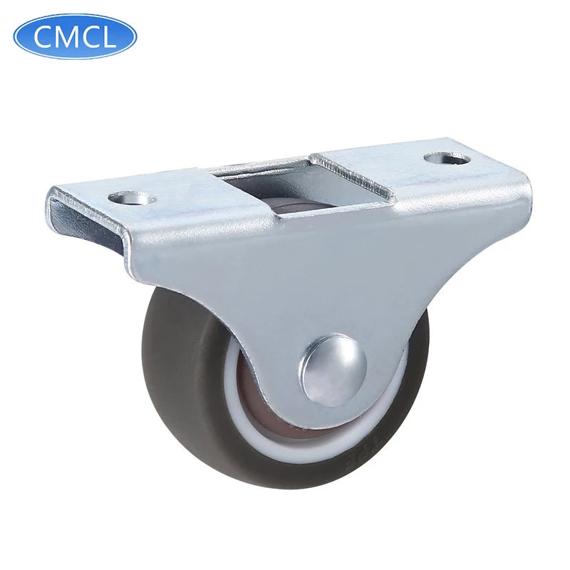1 Inch Flat Fixed Rigid Caster Wheels Hardwood Floor Caster for Trundle Bed Ruedas Furniture Mini Caster