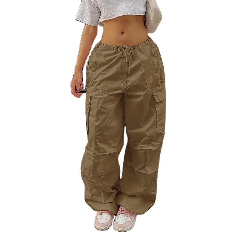 Temperament Can Be Customized Large Size Straight Cylinder Office Square Ladies Wide Leg Pants for