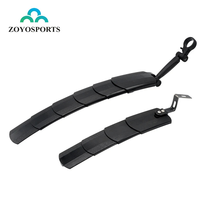 ZOYOSPORTS Adjustable 26" 27.5" 29" MTB Bike Front Rear Telescopic Fender Set Mountain Bike Mudguard